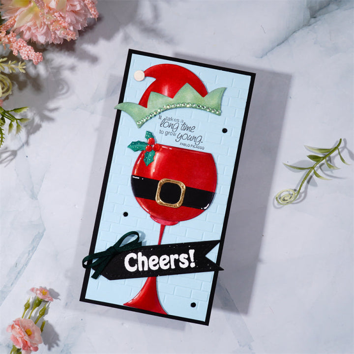 Kokorosa Metal Cutting Dies With Wine Glass