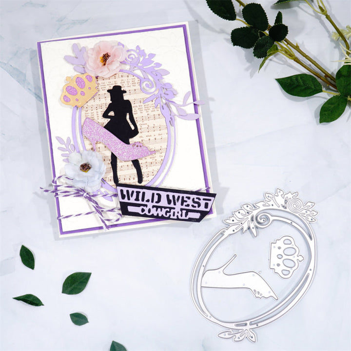 Kokorosa Metal Cutting Dies With Women's Supplies Border