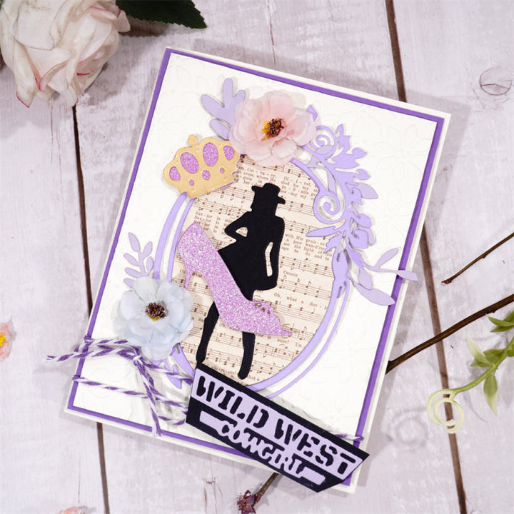 Kokorosa Metal Cutting Dies With Women's Supplies Border