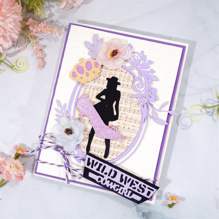 Kokorosa Metal Cutting Dies With Women's Supplies Border