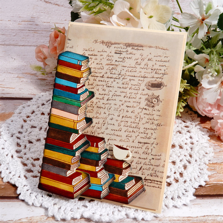 Kokorosa Metal Cutting Dies with Book Pile