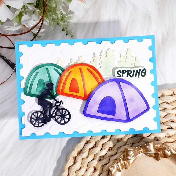 Kokorosa Metal Cutting Dies with Camping Tents Bikes