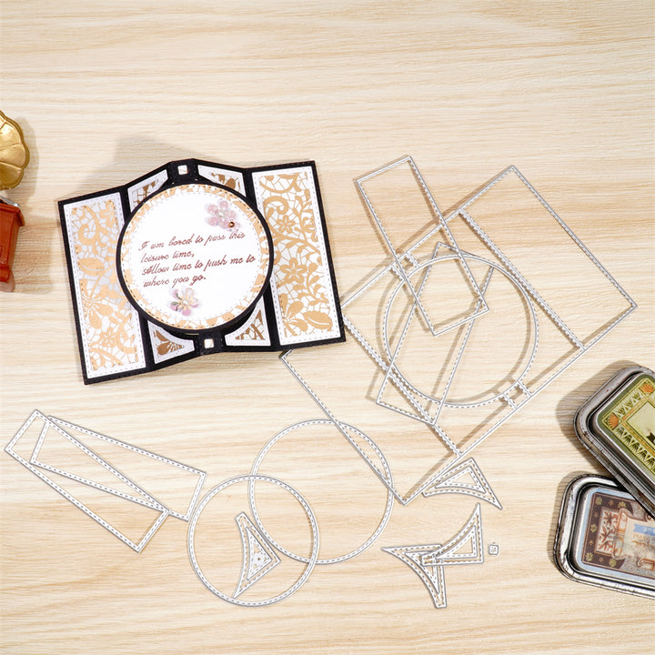 Kokorosa Metal Cutting Dies with Collapsible Borders