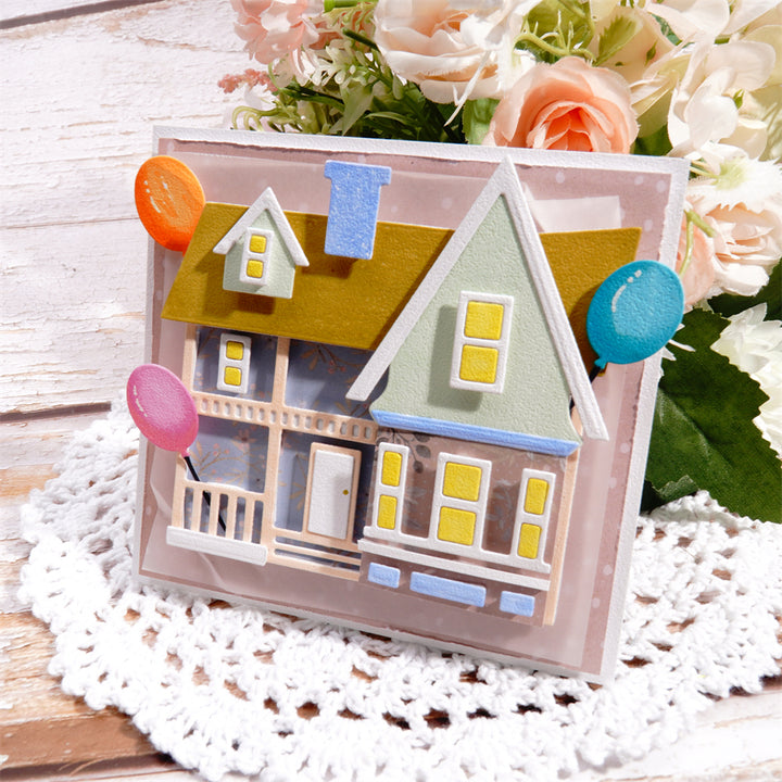 Kokorosa Metal Cutting Dies with Deluxe Detached Villa