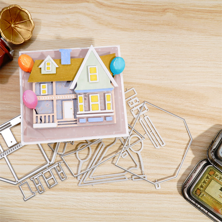 Kokorosa Metal Cutting Dies with Deluxe Detached Villa