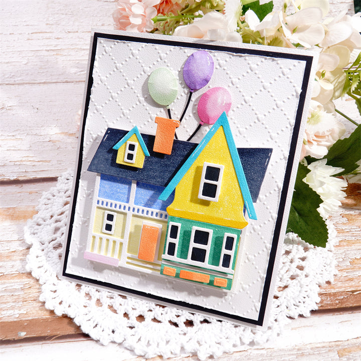 Kokorosa Metal Cutting Dies with Deluxe Detached Villa