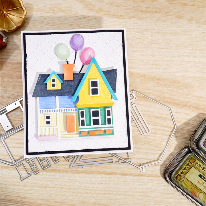 Kokorosa Metal Cutting Dies with Deluxe Detached Villa