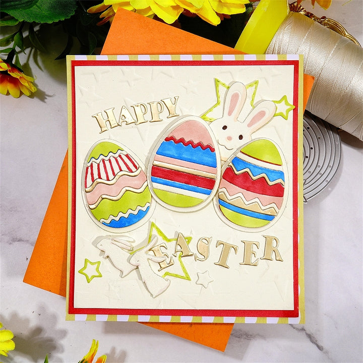 Kokorosa Metal Cutting Dies with Easter Eggs