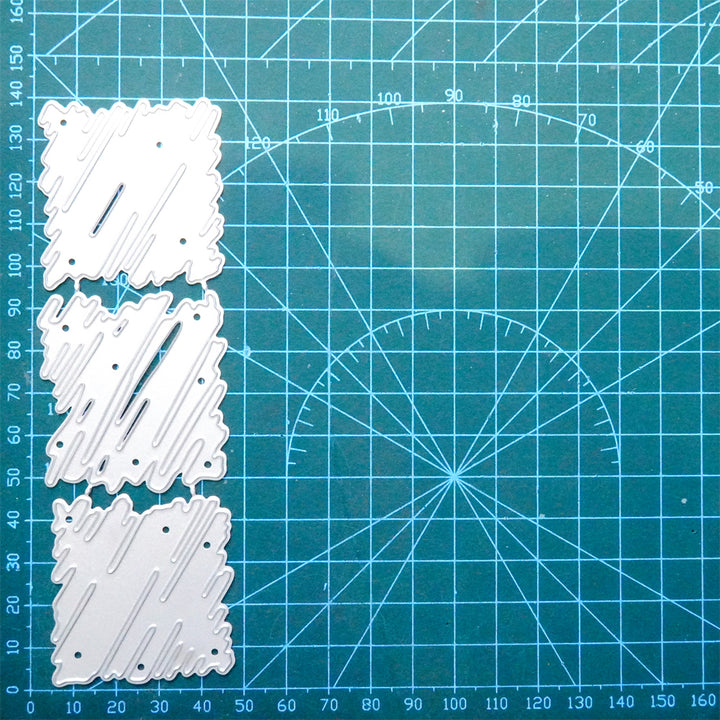 Kokorosa Metal Cutting Dies with Hand-Painted Small Squares
