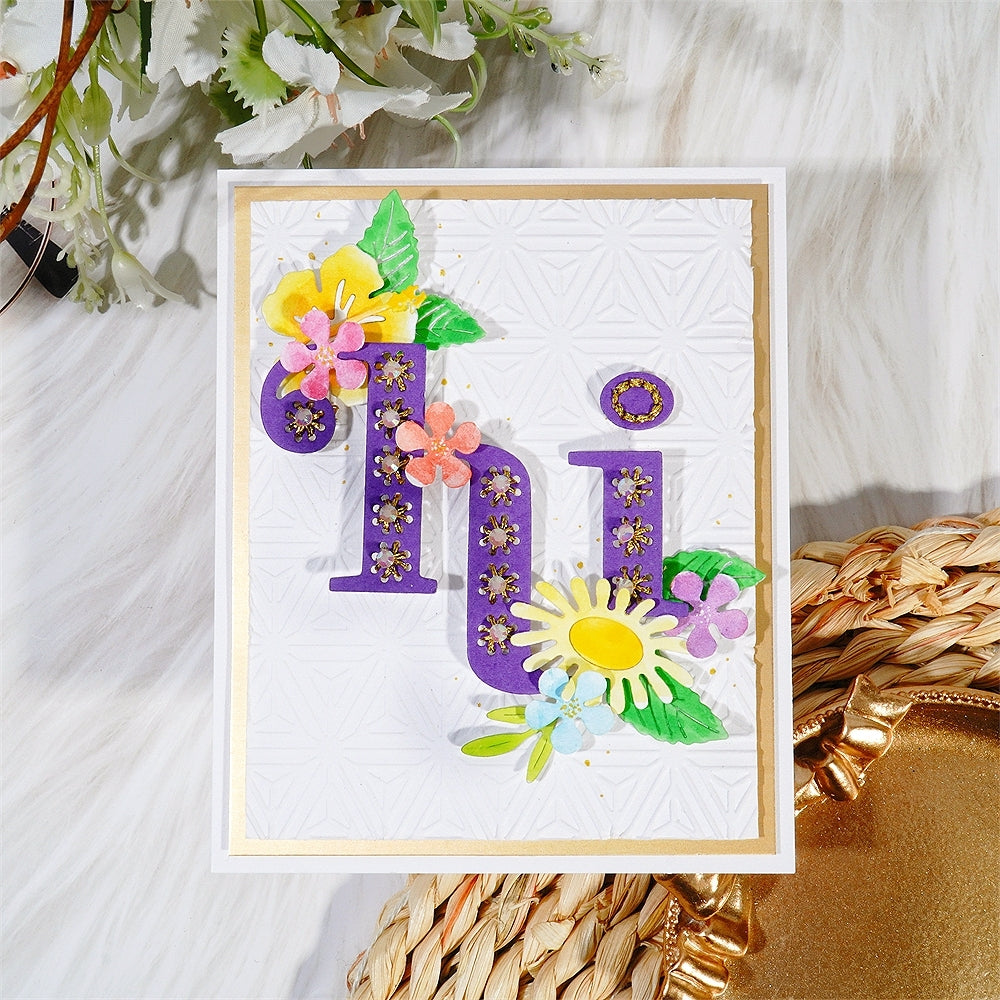 Kokorosa Metal Cutting Dies with "Hi" Word