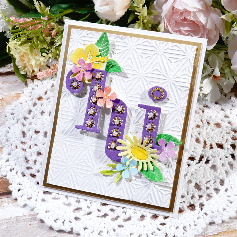 Kokorosa Metal Cutting Dies with "Hi" Word