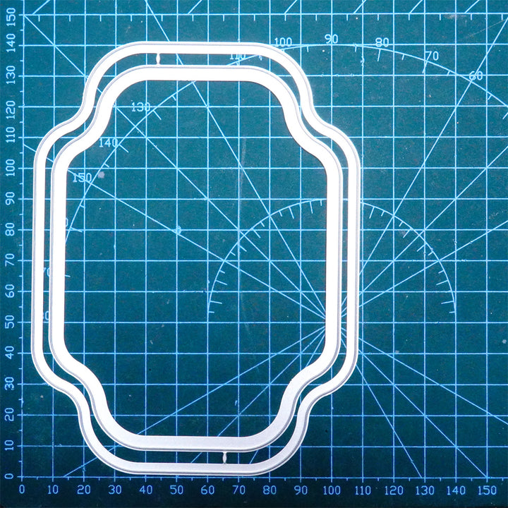 Kokorosa Metal Cutting Dies with Hollow Flower Double Layer Border Board