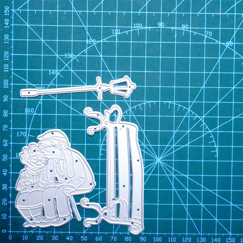 Kokorosa Metal Cutting Dies with Loving Elderly Couple