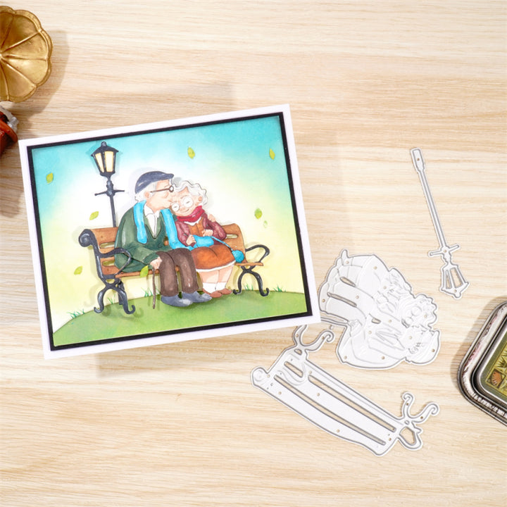 Kokorosa Metal Cutting Dies with Loving Elderly Couple