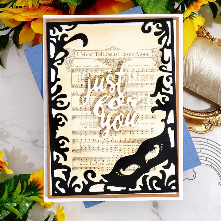 Kokorosa Metal Cutting Dies with Masquerade Background Board