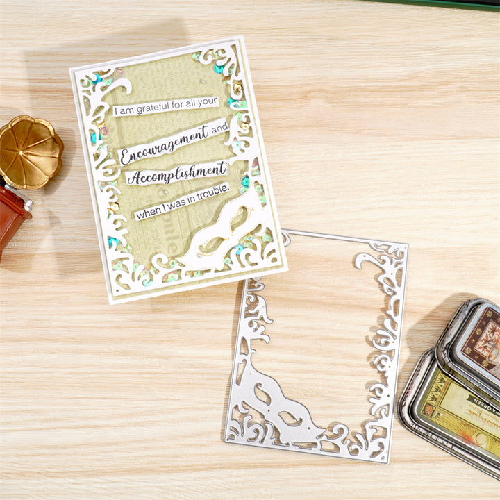 Kokorosa Metal Cutting Dies with Masquerade Background Board