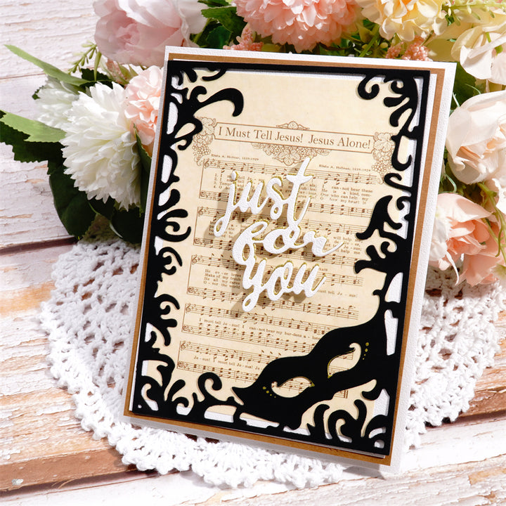 Kokorosa Metal Cutting Dies with Masquerade Background Board