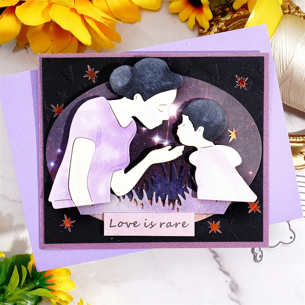 Kokorosa Metal Cutting Dies with Mom & Child