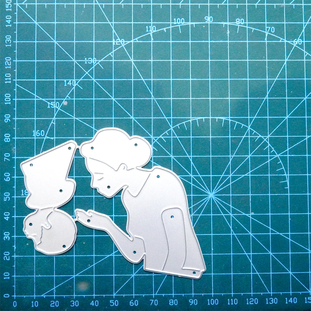 Kokorosa Metal Cutting Dies with Mom & Child