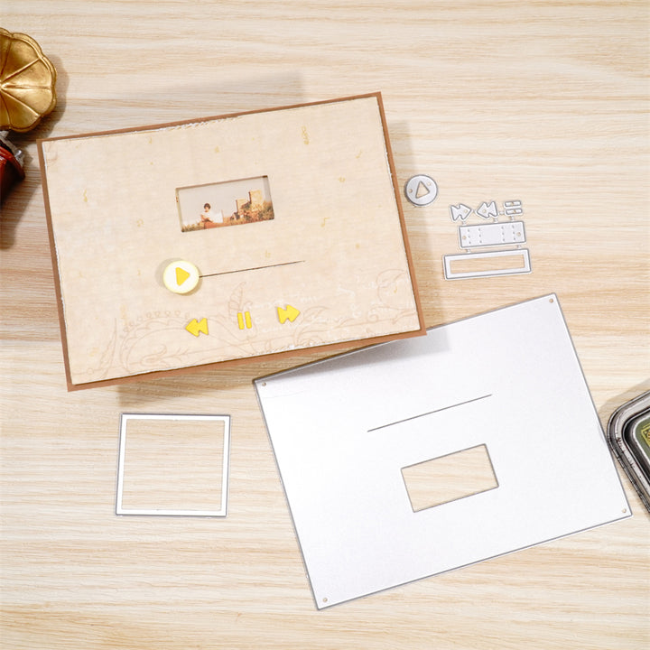 Kokorosa Metal Cutting Dies with Play Music Background Board