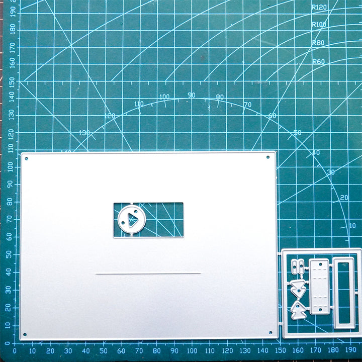 Kokorosa Metal Cutting Dies with Play Music Background Board
