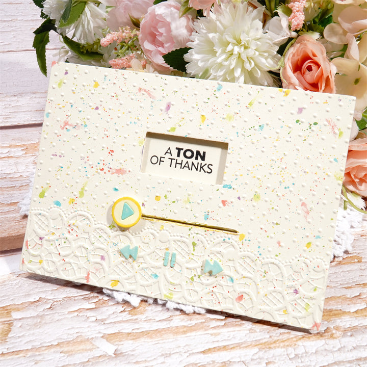 Kokorosa Metal Cutting Dies with Play Music Background Board