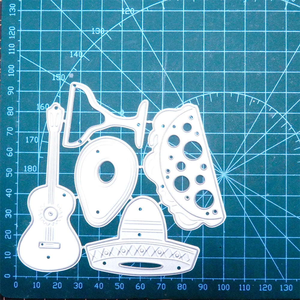 Kokorosa Metal Cutting Dies with Summer Beach Theme Board