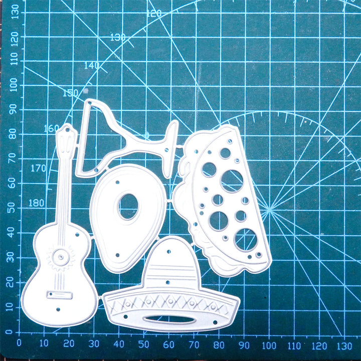 Kokorosa Metal Cutting Dies with Summer Beach Theme Board