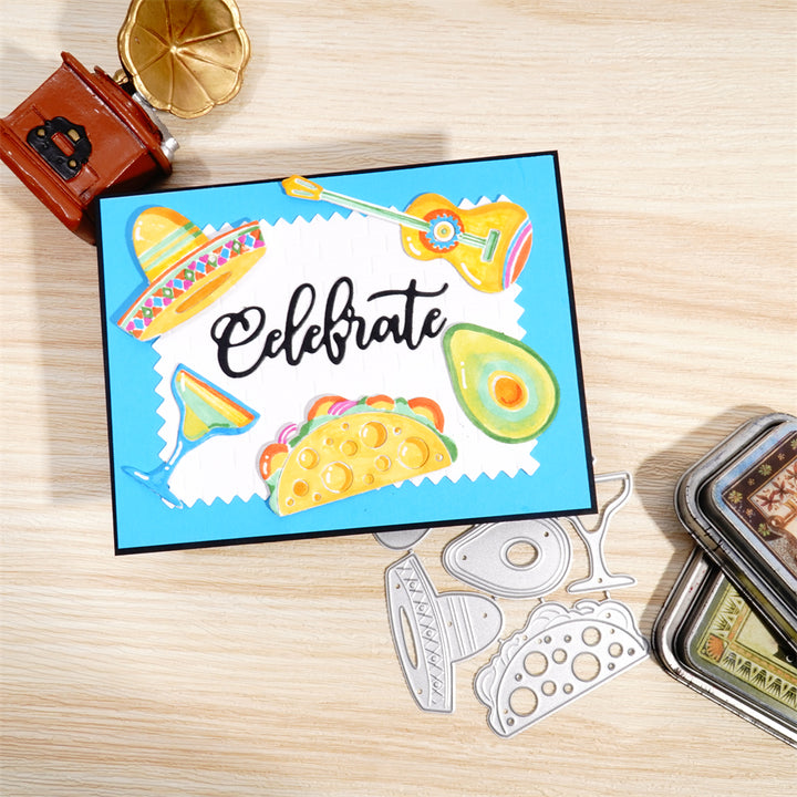 Kokorosa Metal Cutting Dies with Summer Beach Theme Board