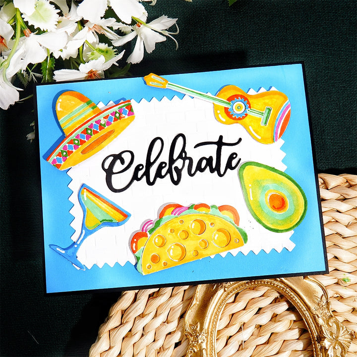 Kokorosa Metal Cutting Dies with Summer Beach Theme Board