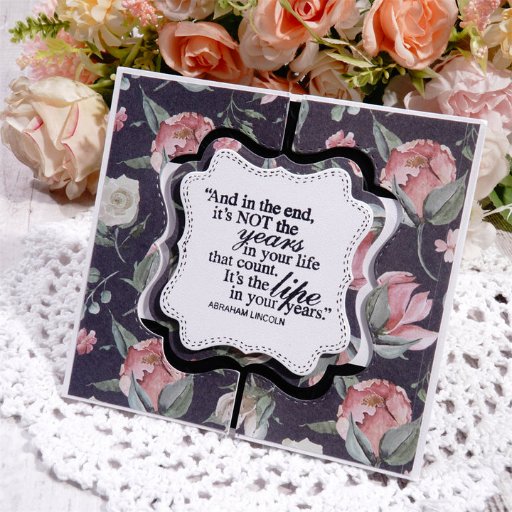 Kokorosa Metal Cutting Dies with Symmetrical Shaped Borders