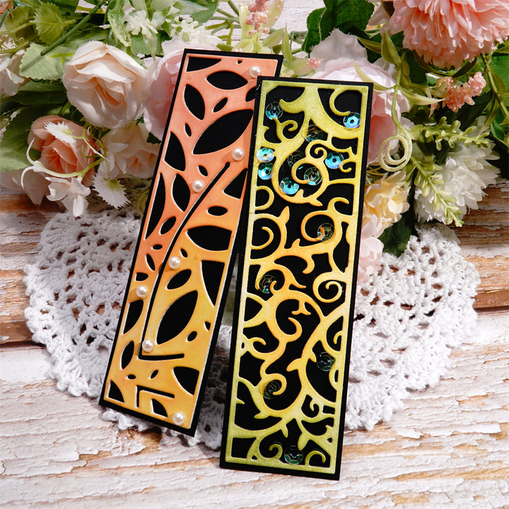 Kokorosa Metal Cutting Dies with Various Leaves Border Board