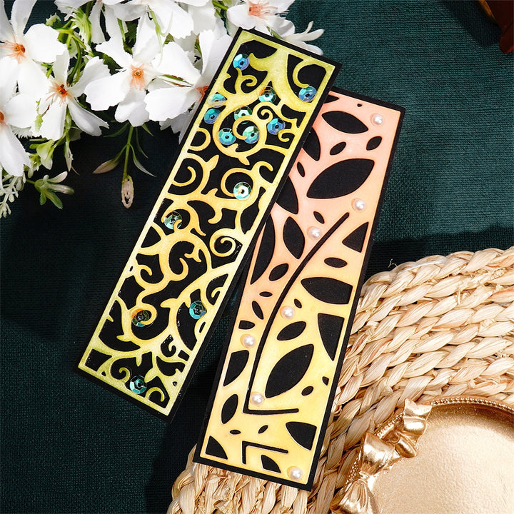 Kokorosa Metal Cutting Dies with Various Leaves Border Board
