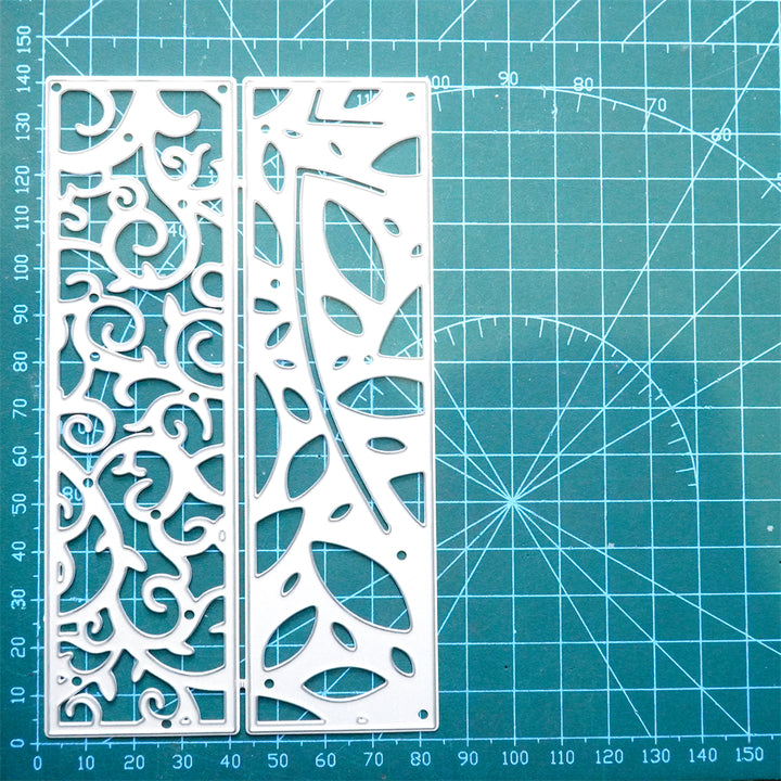 Kokorosa Metal Cutting Dies with Various Leaves Border Board