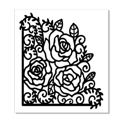 Kokorosa Rose Border Metal Cutting Dies