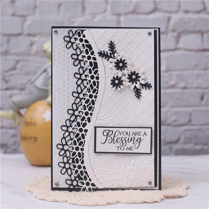 Kokorosa Six Petals Flower Wave Metal Cutting Dies