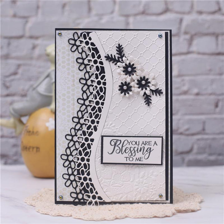Kokorosa Six Petals Flower Wave Metal Cutting Dies