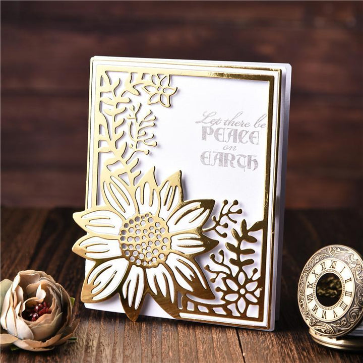 Kokorosa Sunflower Frame Metal Cutting Dies