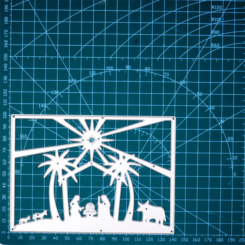 Kokorosa Metal Cutting Dies with Prayer Background Board