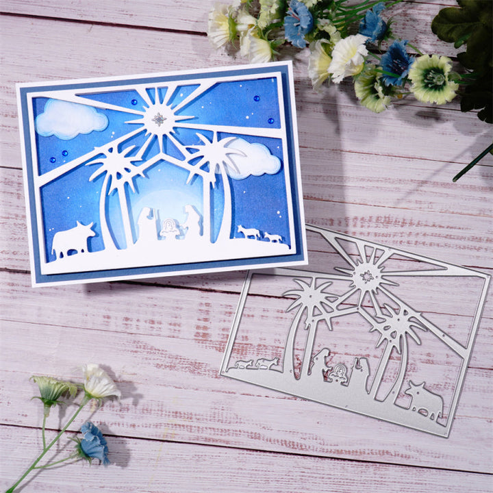 Kokorosa Metal Cutting Dies with Prayer Background Board
