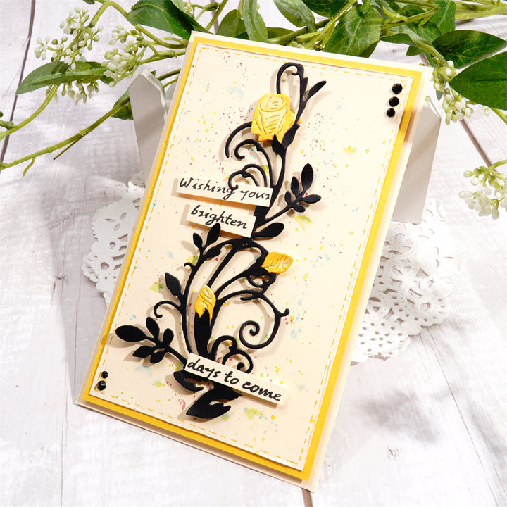 Kokorosa Metal Cutting Dies with Thorny Rose