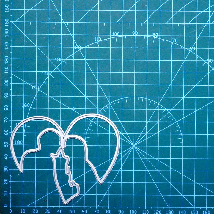 Kokorosa Metal Cutting Dies with Love Silhouette Border