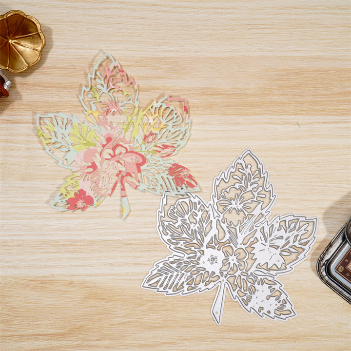 Kokorosa Maple Leaf Flower Metal Cutting Dies