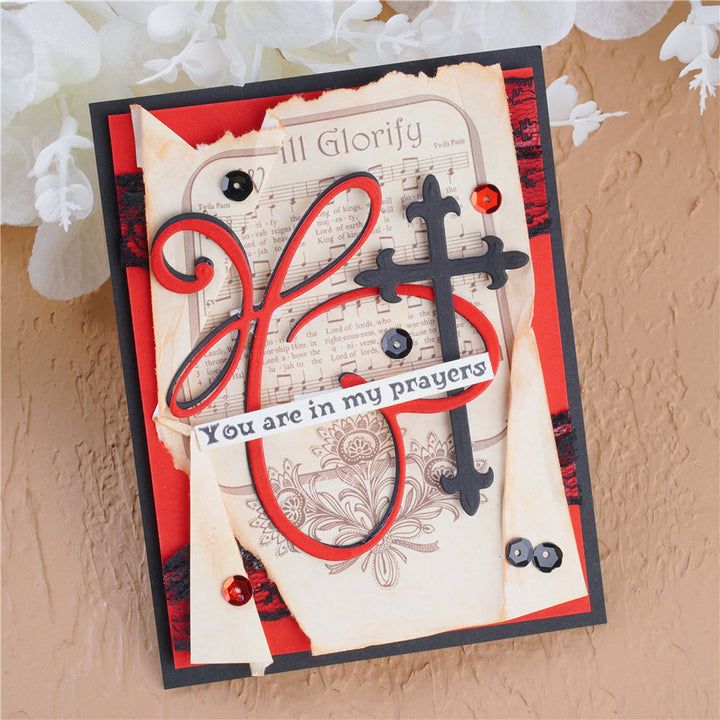 Kokorosa Cross and Heart Metal Cutting Dies