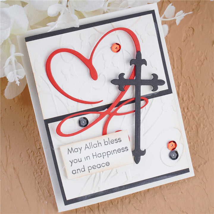 Kokorosa Cross and Heart Metal Cutting Dies