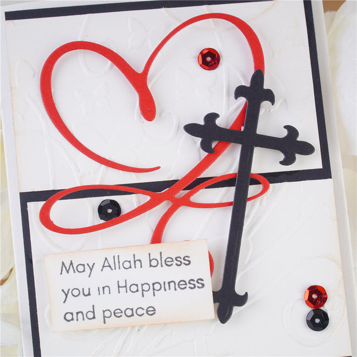 Kokorosa Cross and Heart Metal Cutting Dies