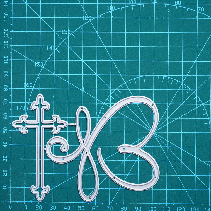 Kokorosa Cross and Heart Metal Cutting Dies