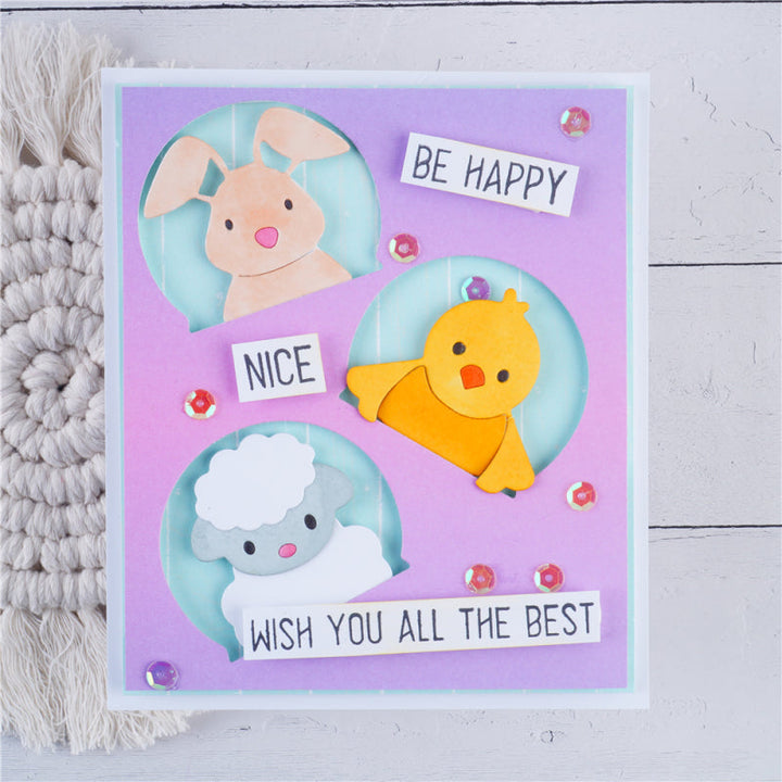 Kokorosa Easter Animals Metal Cutting Dies