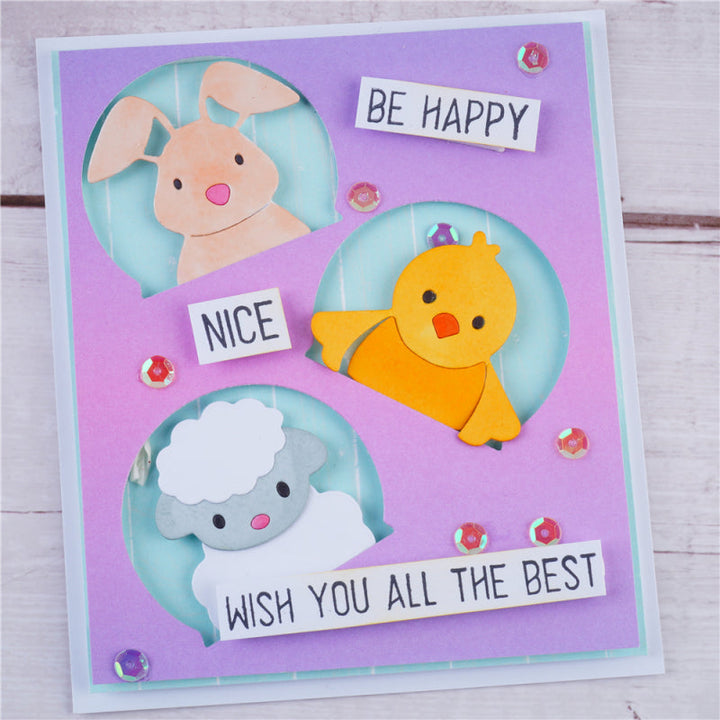 Kokorosa Easter Animals Metal Cutting Dies