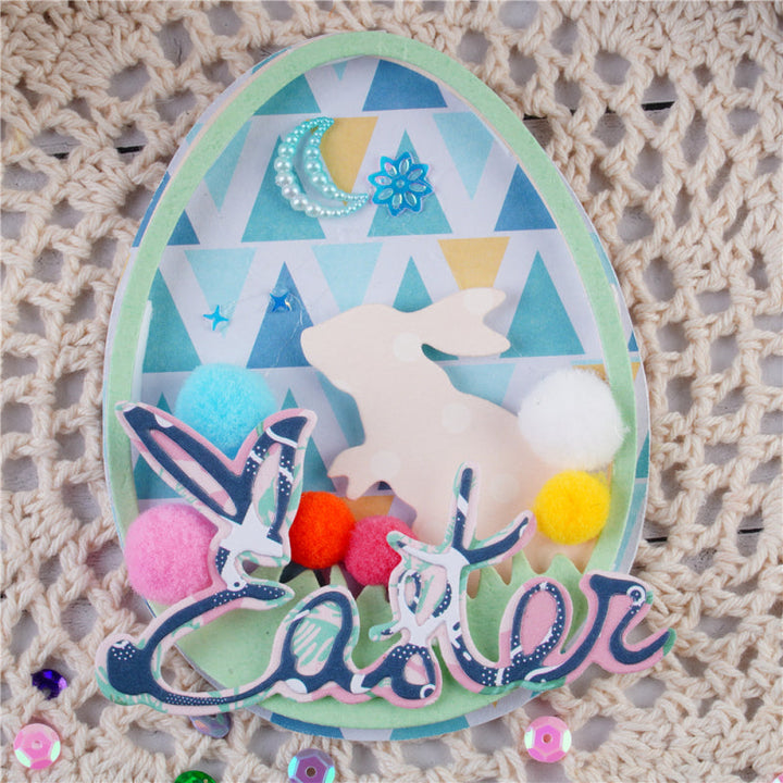 Kokorosa Easter Word Metal Cutting Dies